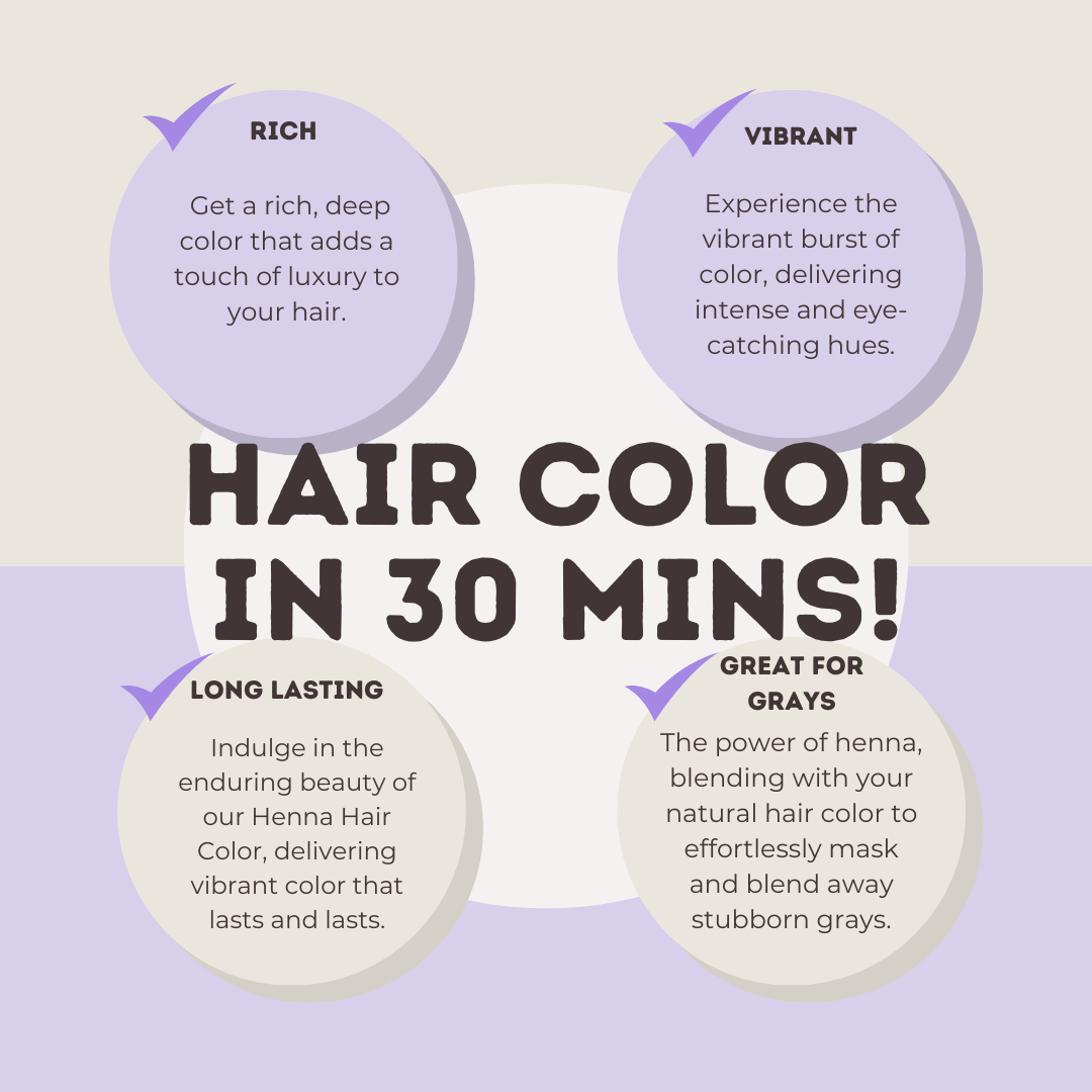 Golden Brown Henna Hair Dye