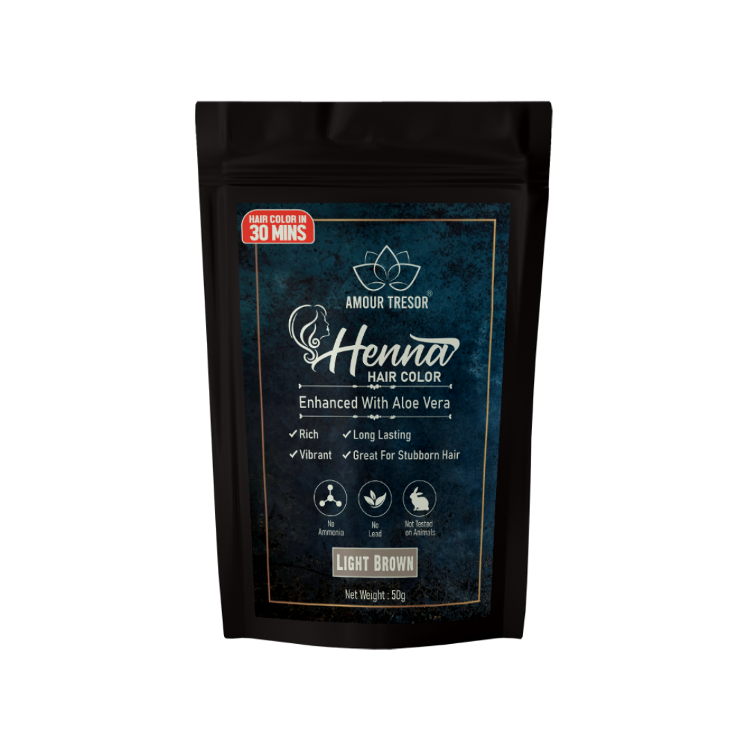 henna hair color, light brown hair dye, amourtresor