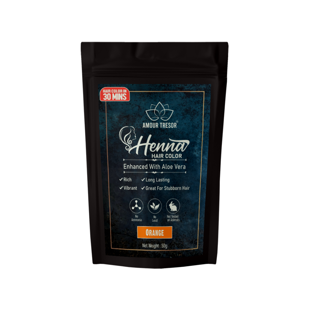 Orange Henna Hair Dye